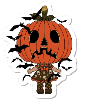 Pumpkin Babe Cut Vinyl STICKER