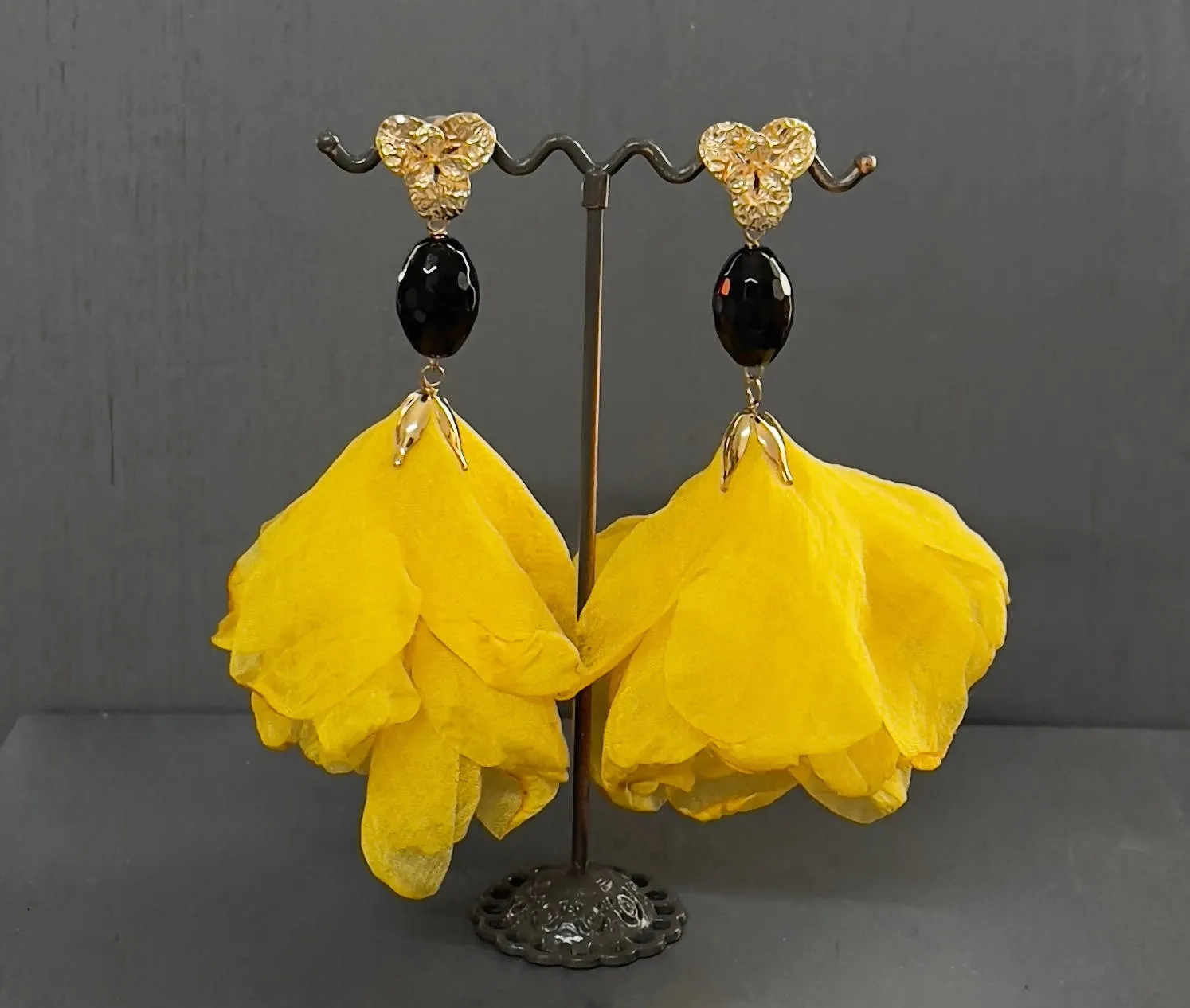 Repurposed Fabric Earrings