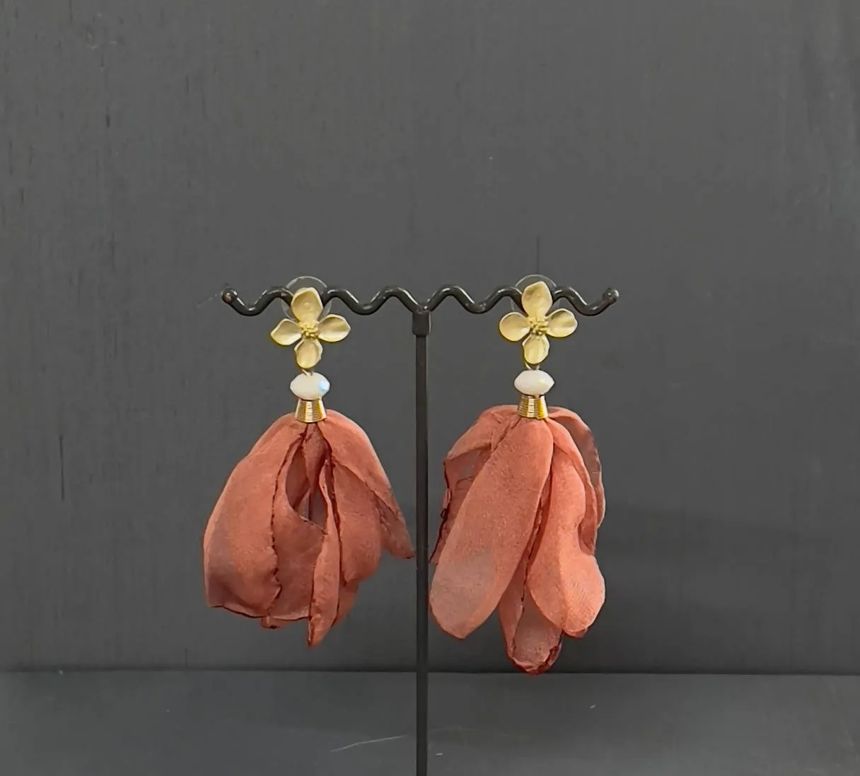 Repurposed Fabric Earrings