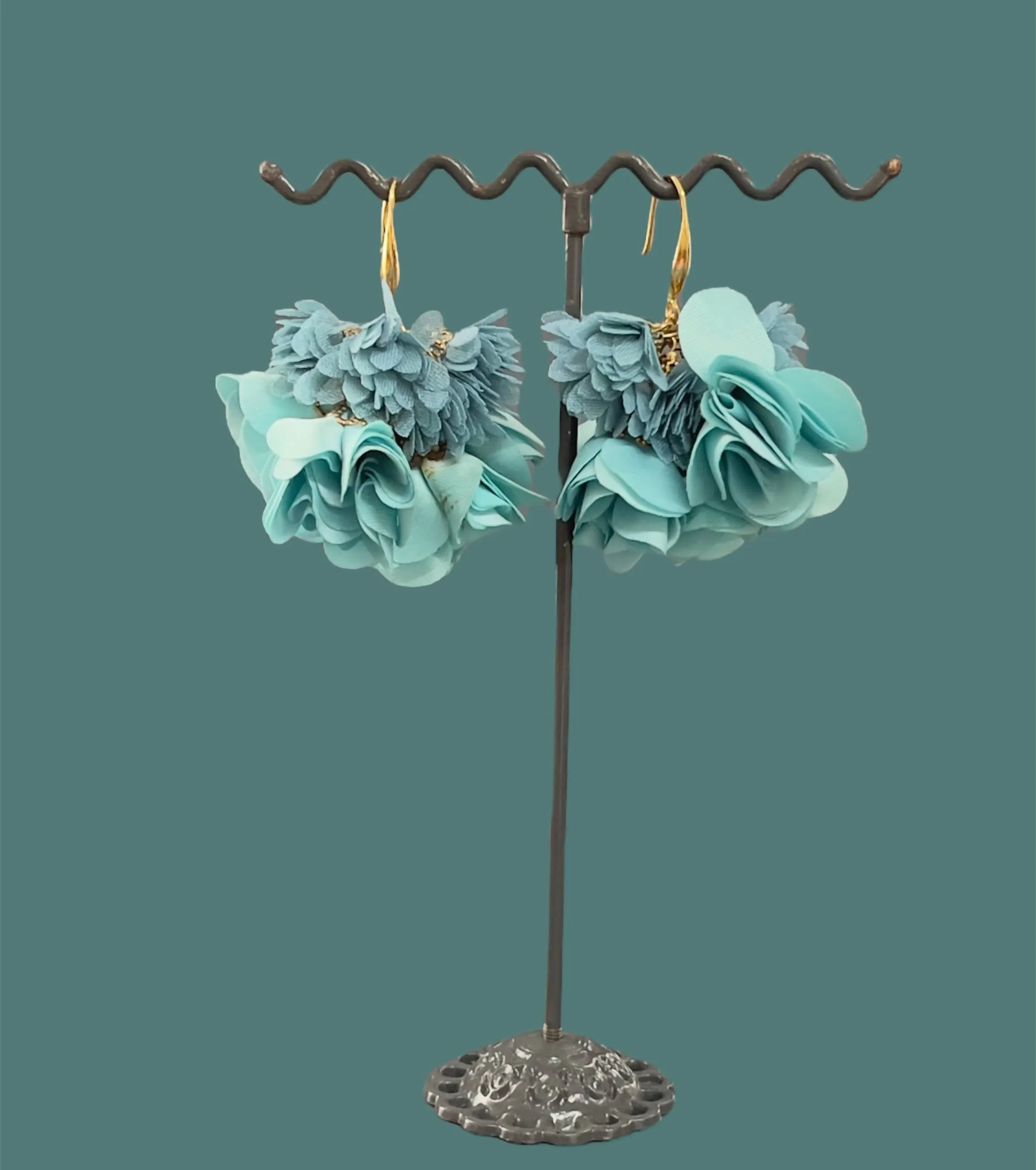 Repurposed Fabric Earrings