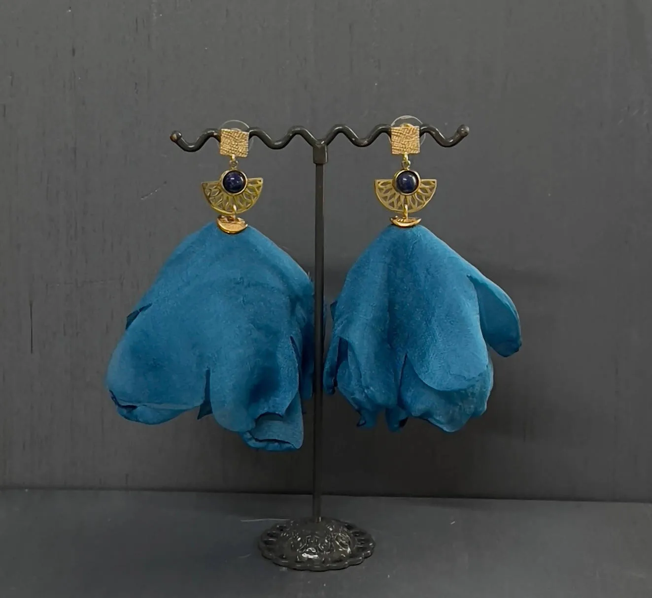 Repurposed Fabric Earrings