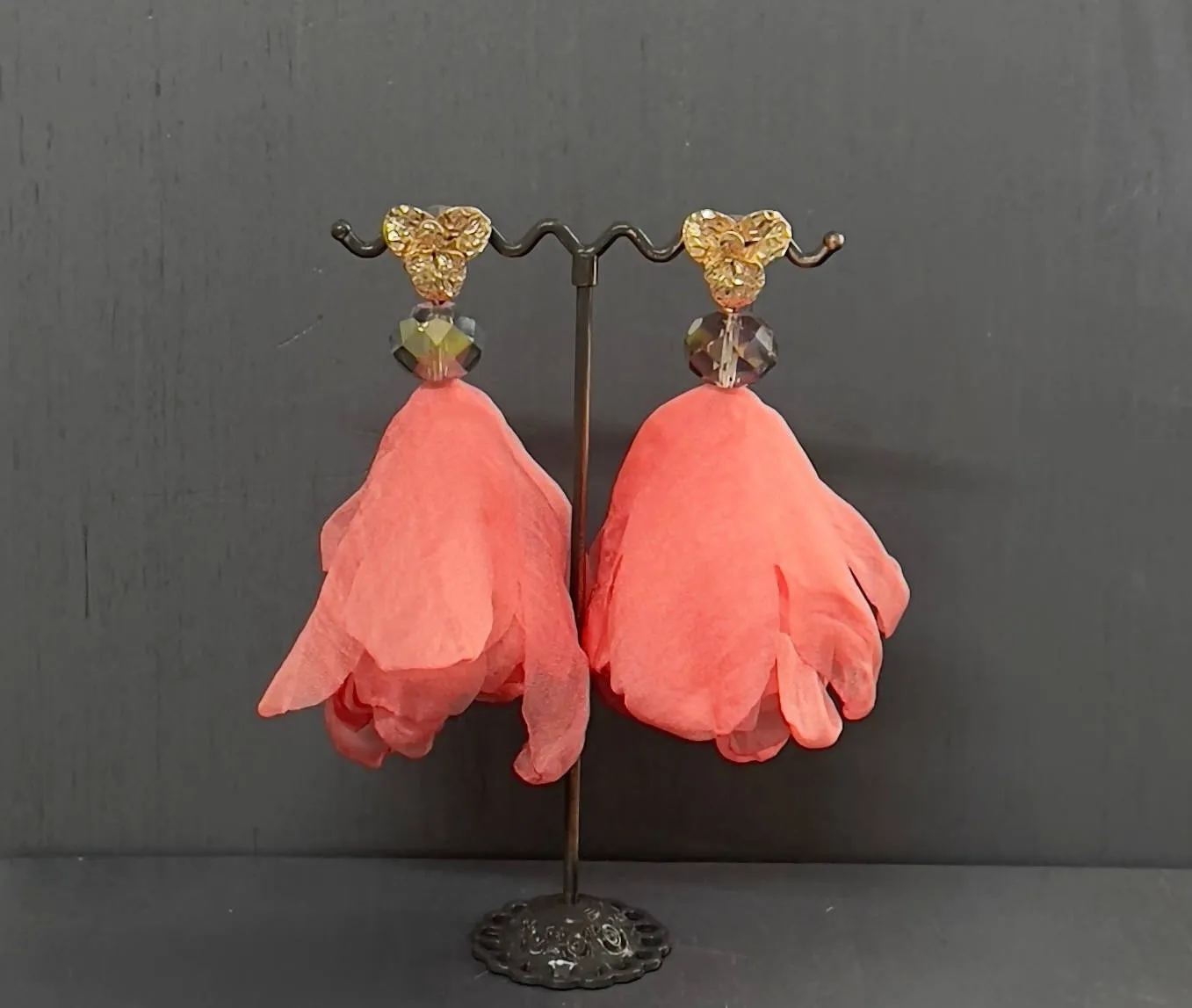 Repurposed Fabric Earrings