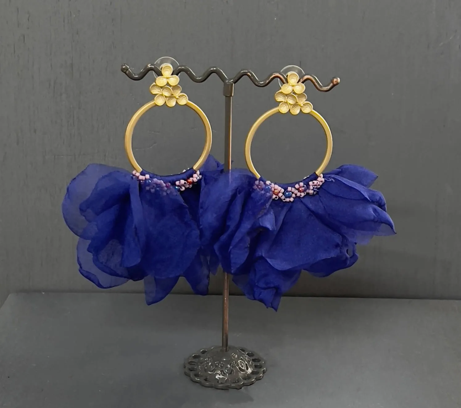 Repurposed Fabric Earrings