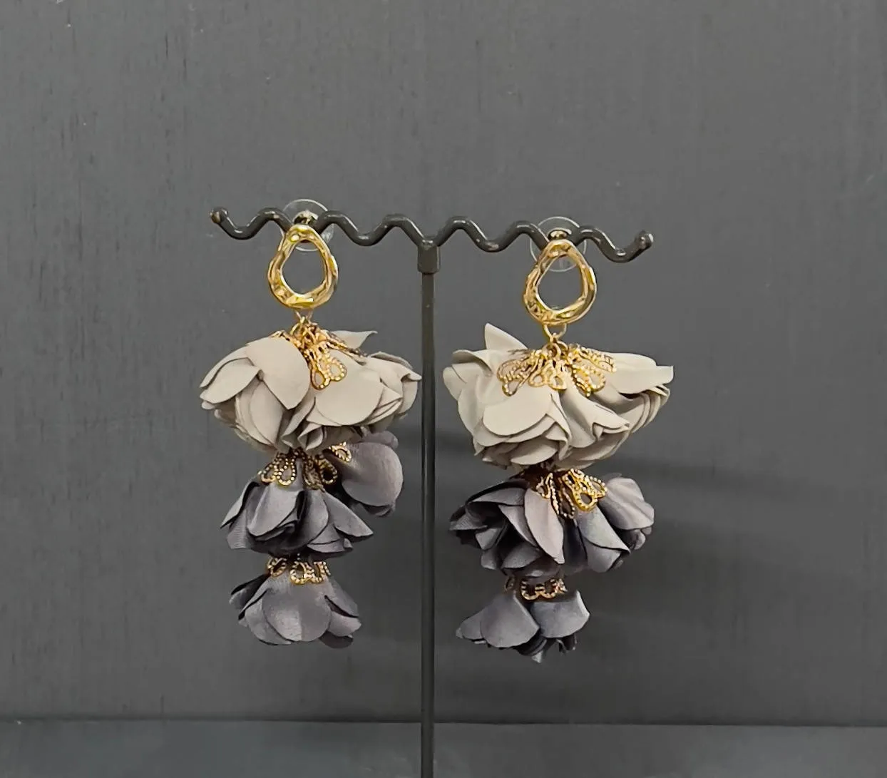 Repurposed Fabric Earrings