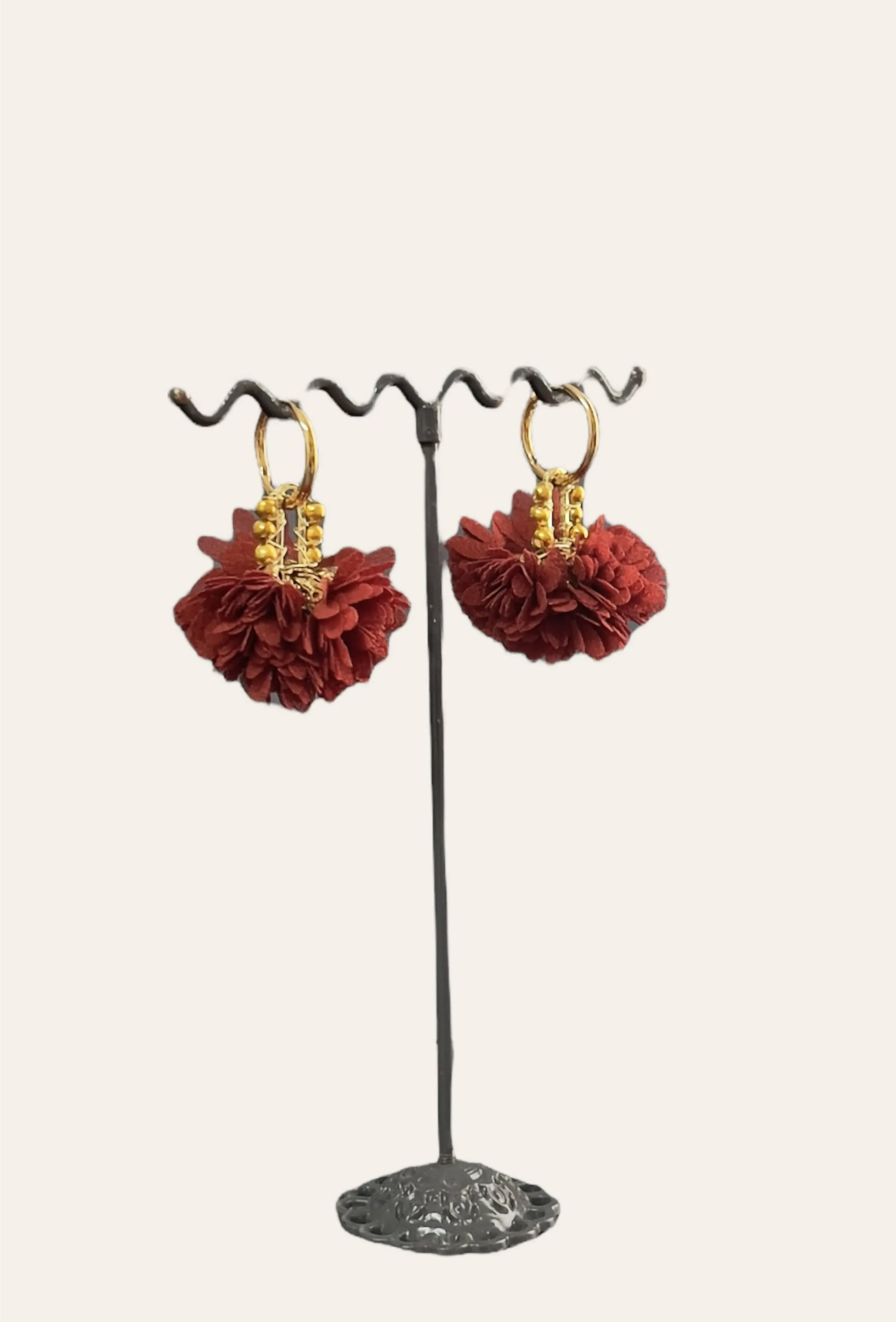 Repurposed Fabric Earrings