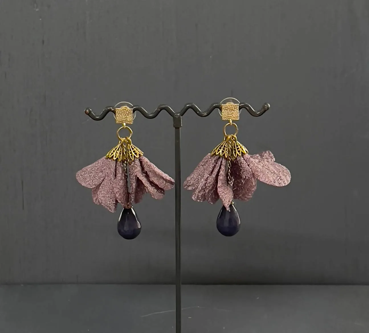 Repurposed Fabric Earrings