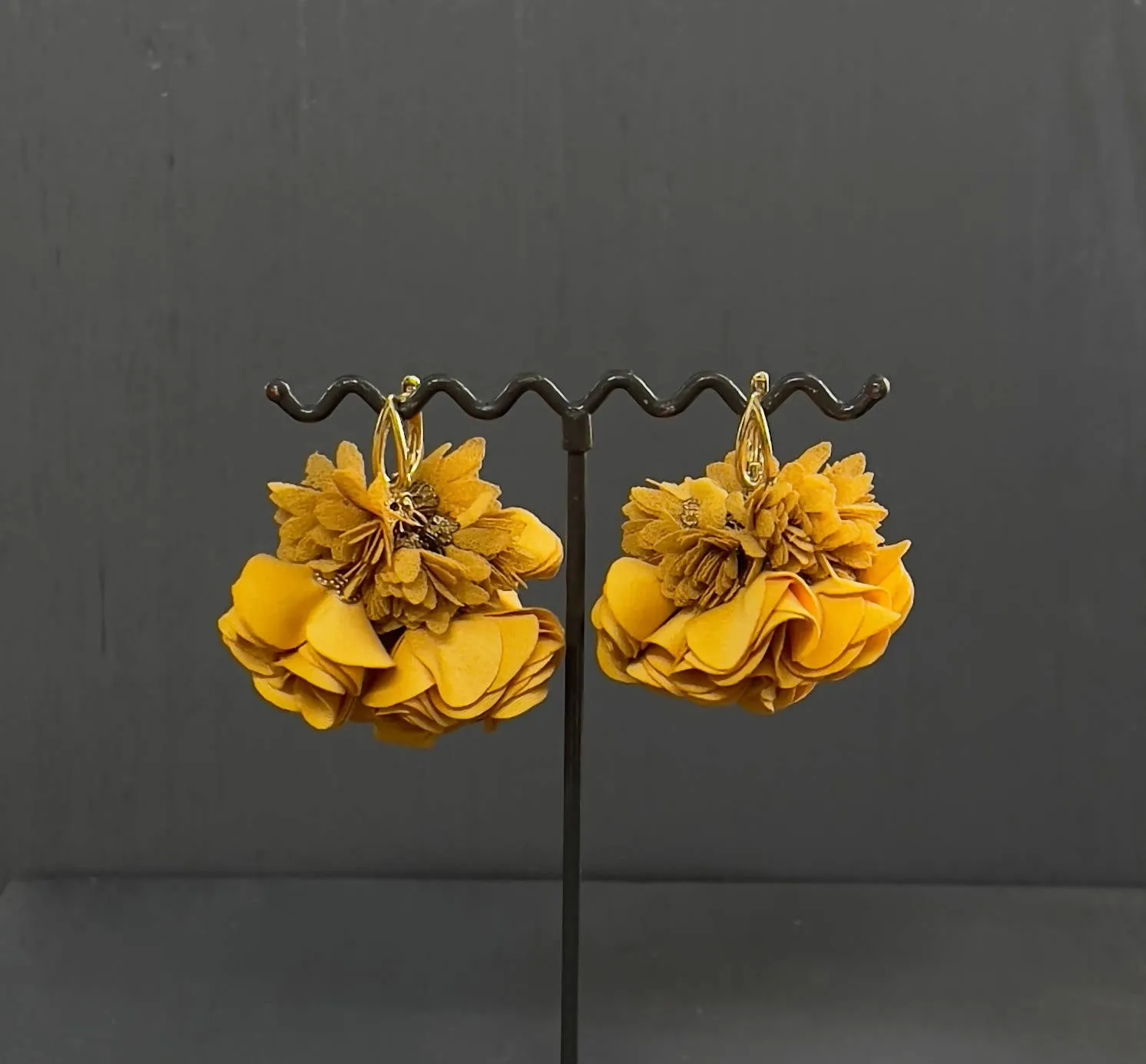Repurposed Fabric Earrings