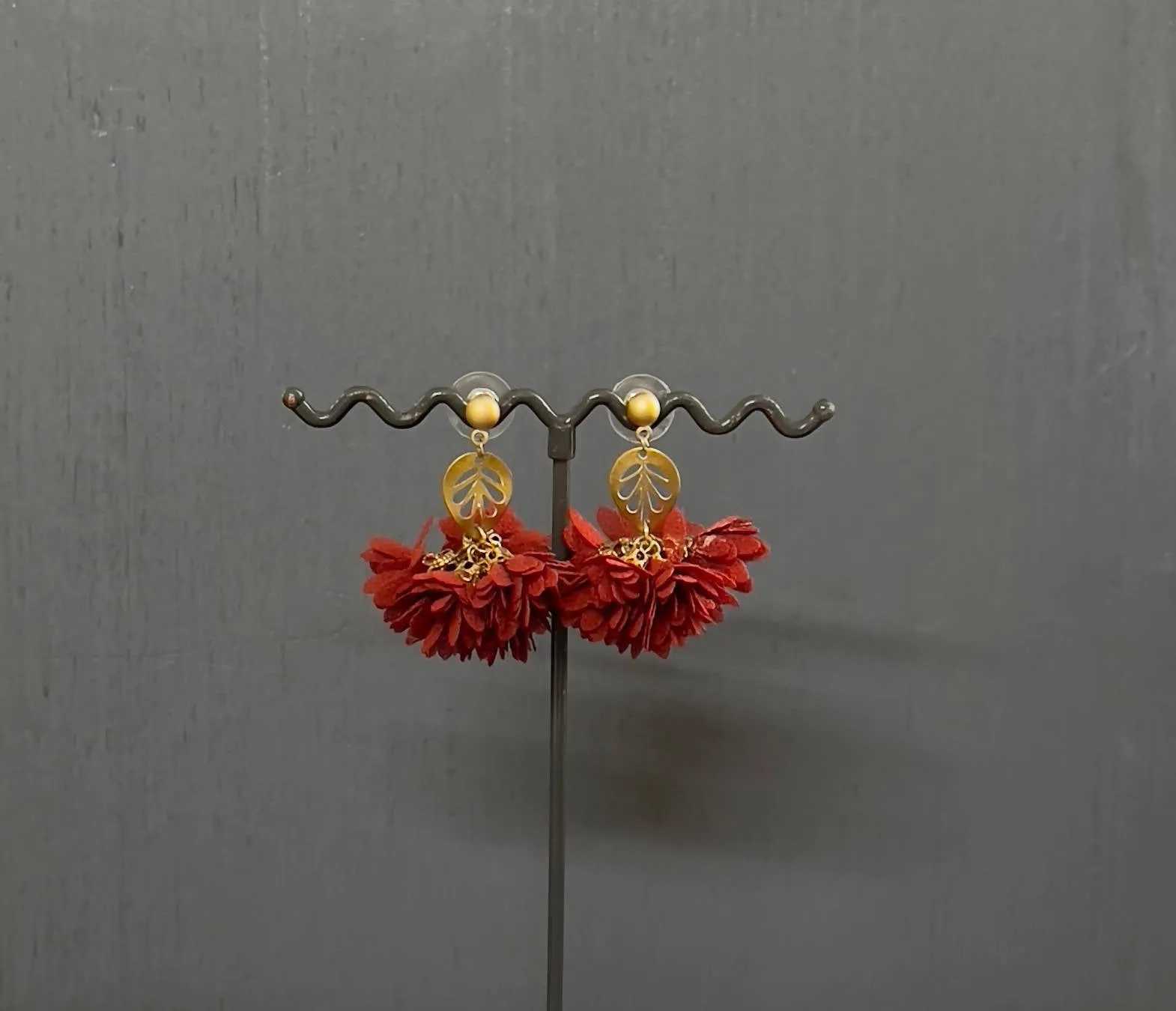 Repurposed Fabric Earrings