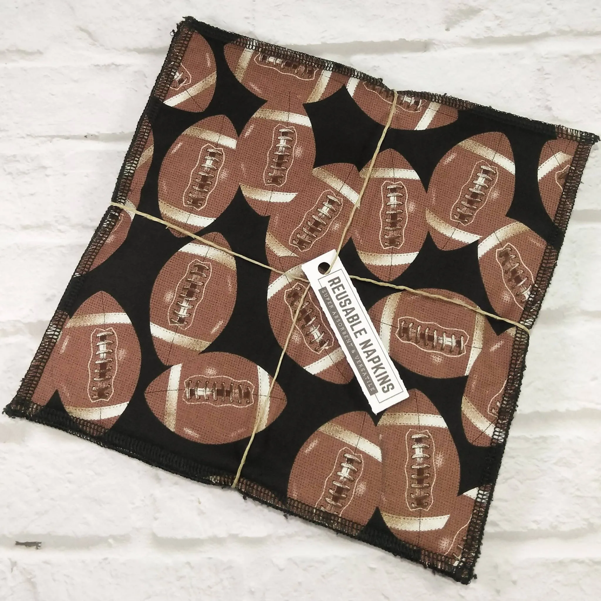 Reusable Napkins Football