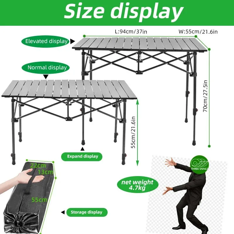 Rollable Camping Portable Outdoor Table
