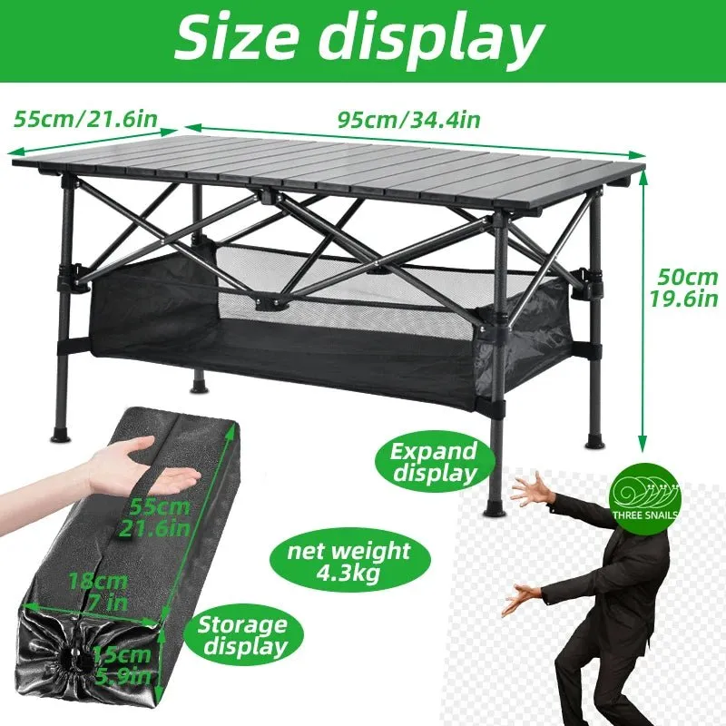 Rollable Camping Portable Outdoor Table