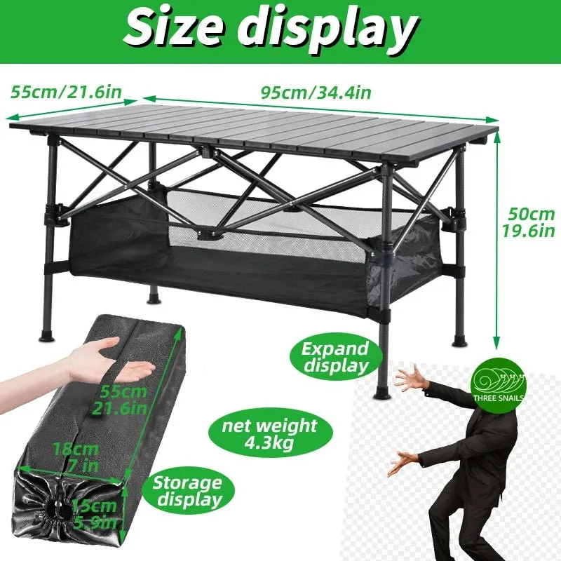 Rollable Camping Portable Outdoor Table