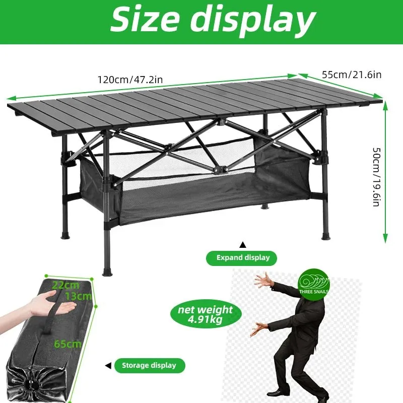 Rollable Camping Portable Outdoor Table