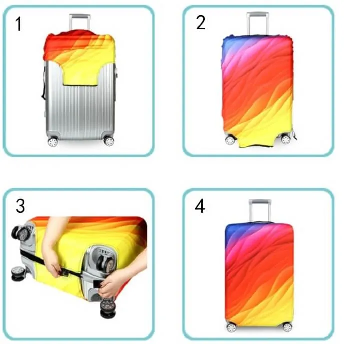 Scuff Hearts | Basic Design | Luggage Suitcase Protective Cover