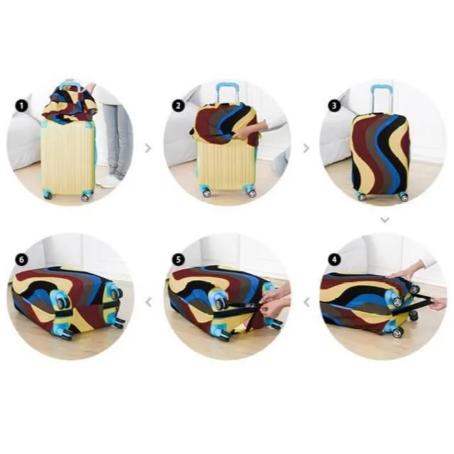 Scuff Hearts | Basic Design | Luggage Suitcase Protective Cover