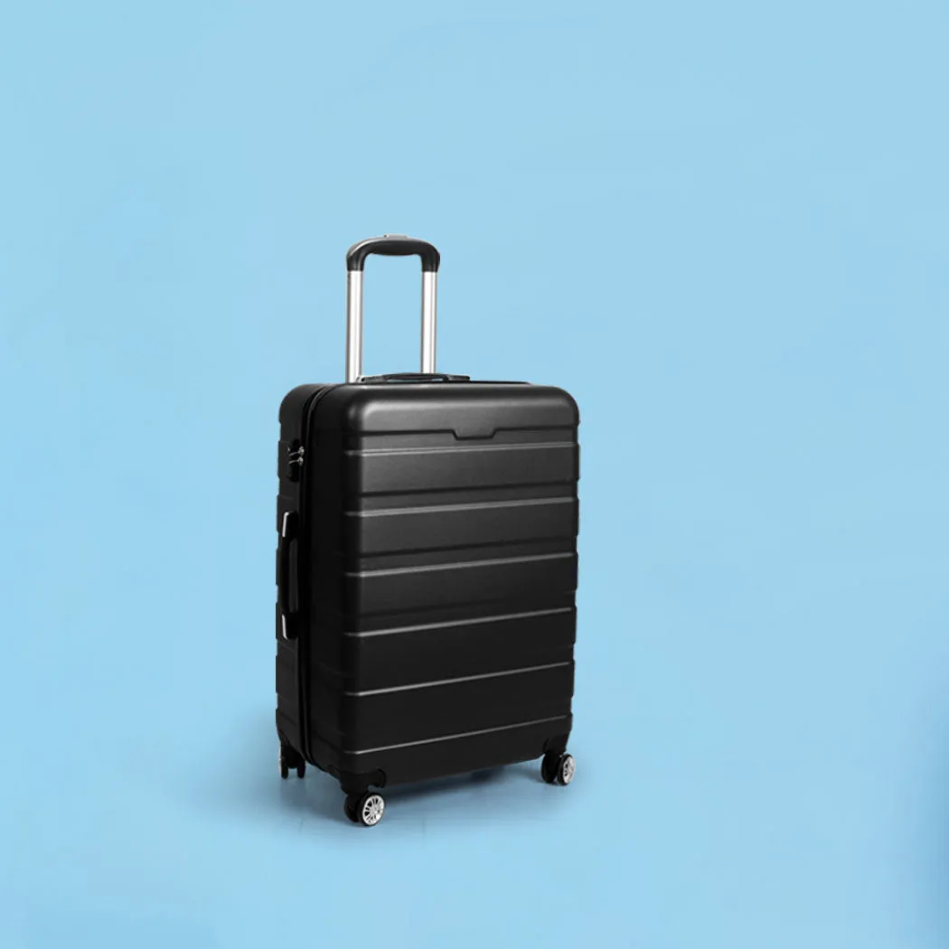Slimbridge 20" Carry On Luggage Case Black 20 inch