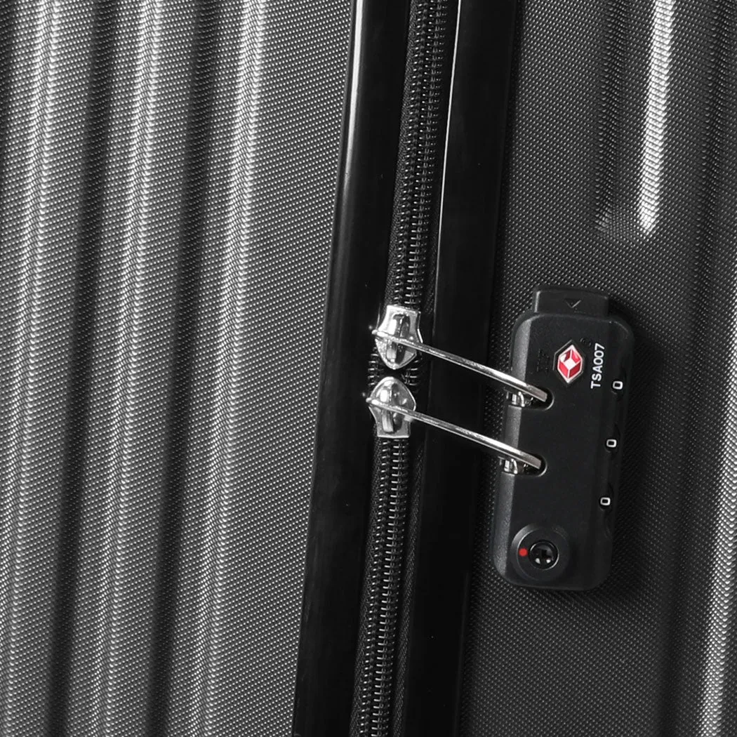 Slimbridge 24" Inch Luggage Suitcase Black 24 inch