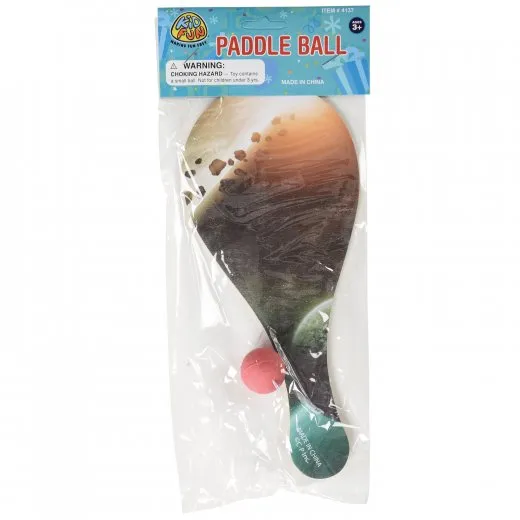 Space Paddle Balls Toys (12 Per Package)
