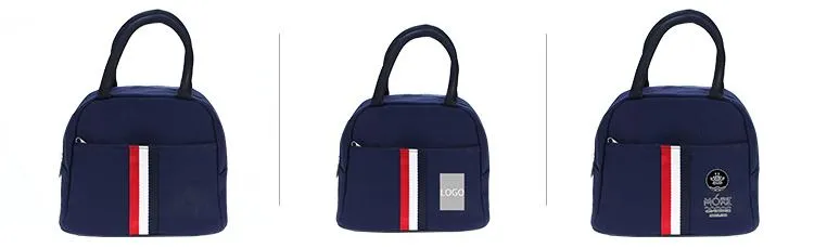 Stripe Design Lunch Bag