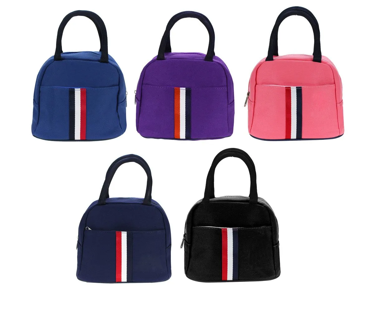 Stripe Design Lunch Bag