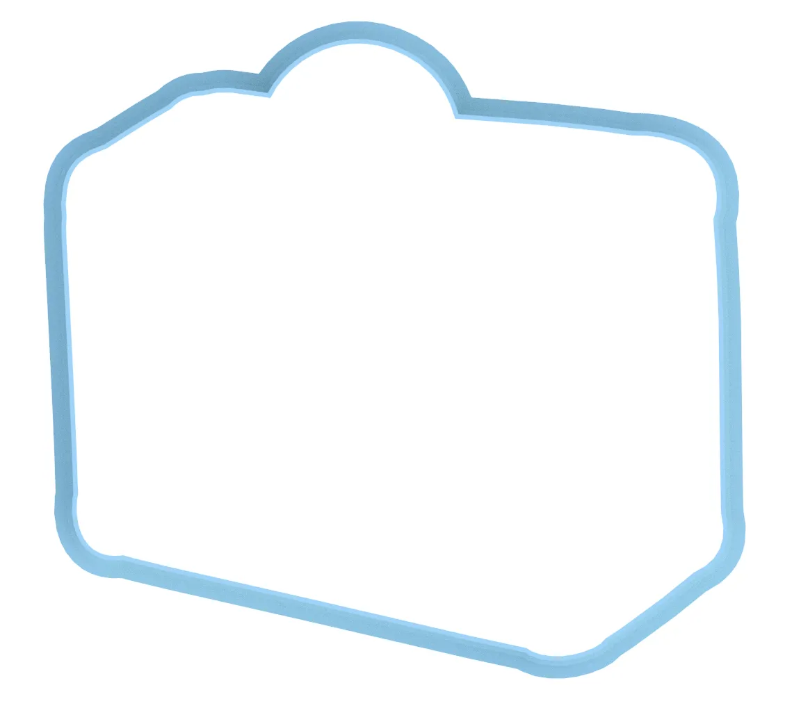 Suitcase Cookie Cutter & Stamp