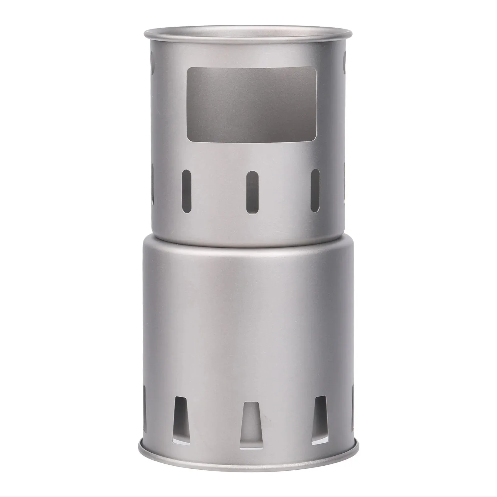 Ti Folding Camping Stove Portable Wood Burning Stove  Backpacking Stove for Outdoor Hiking Travel