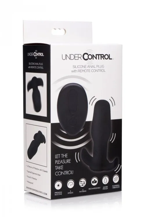 Under Control Anal Plug W- Remote