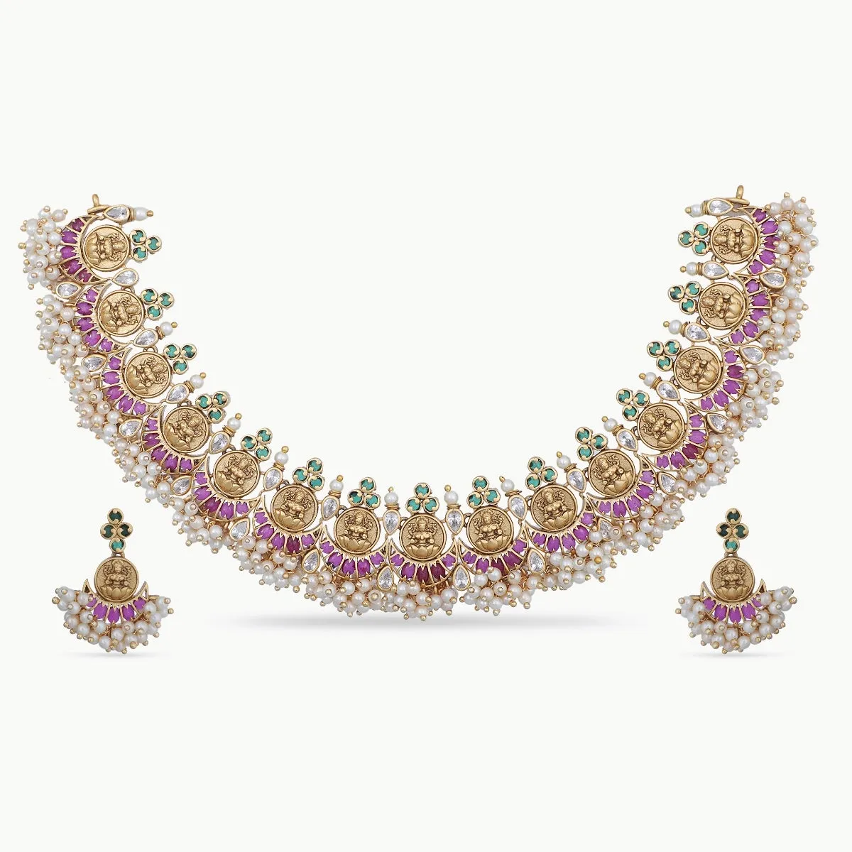 Vasvi Antique Necklace Set