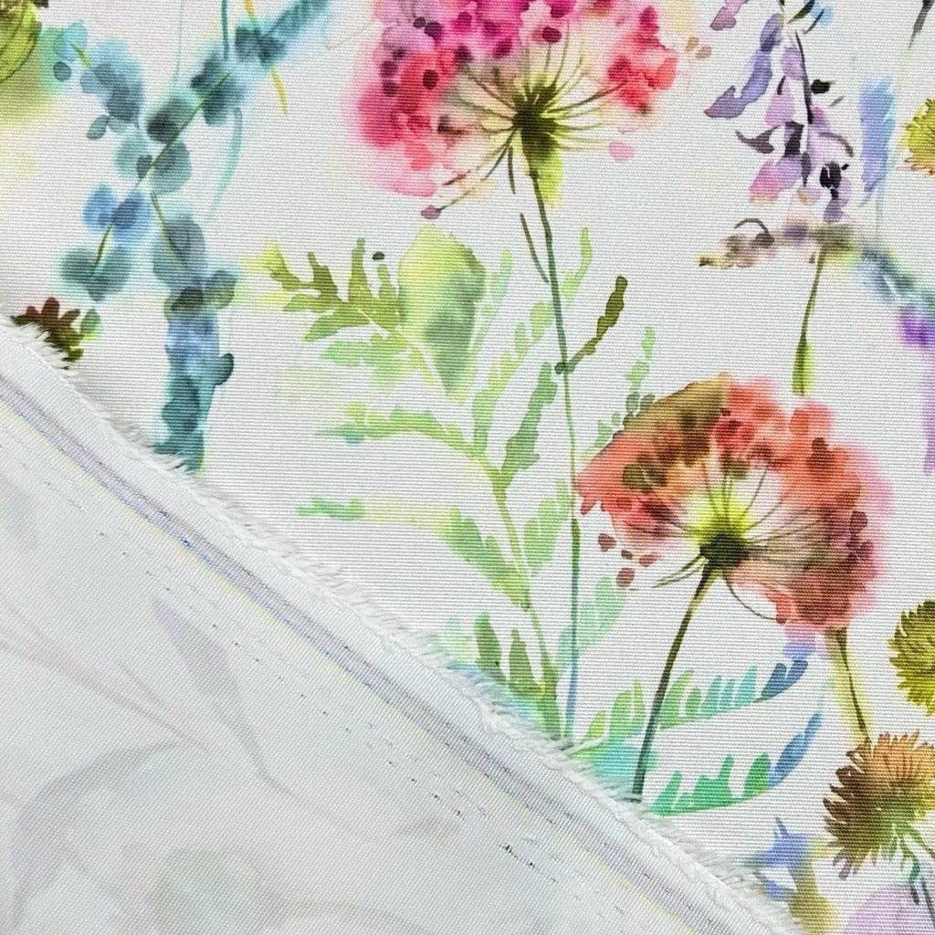Vibrant Flowers Water Resistant Fabric
