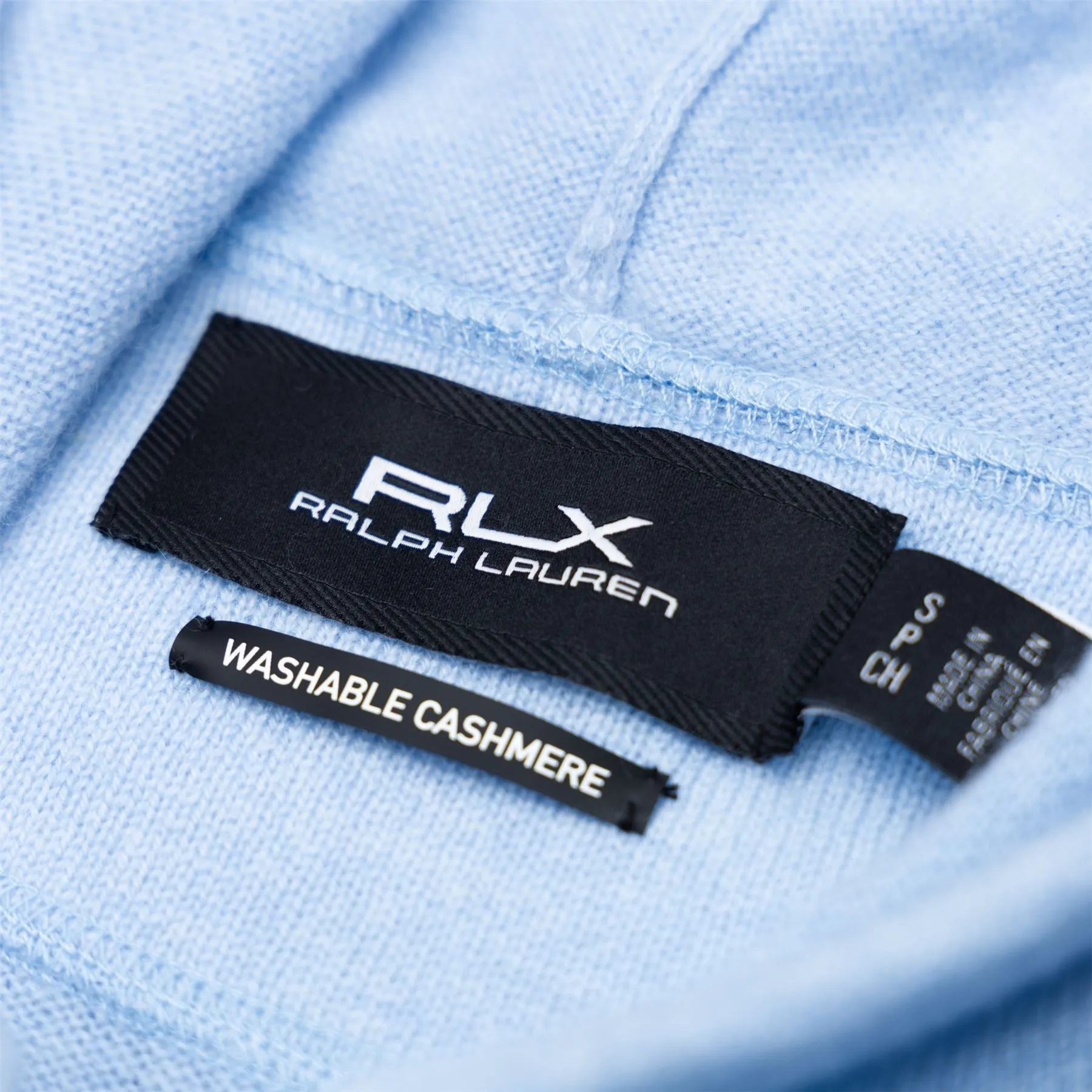 Washable Cashmere Hooded Sweater Office Blue - SS24