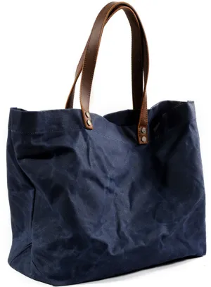 Waxed Canvas Travel Tote Bag Large Carryall Shoulder Bag