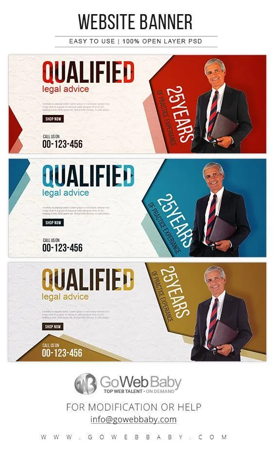 Website Banners - Advocate Services For Website Marketing