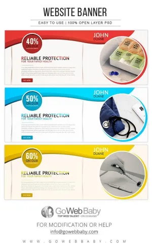 Website Banners - Healthcare For Website Marketing