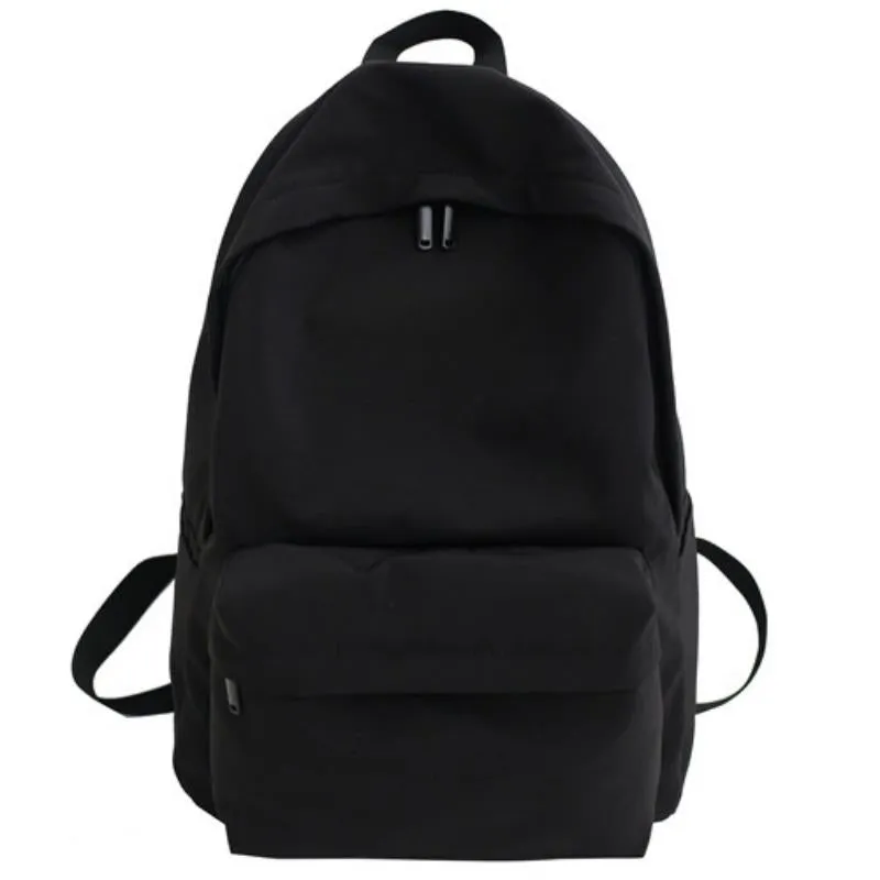 Women's Waterproof Nylon Solid Colored Travel Backpack