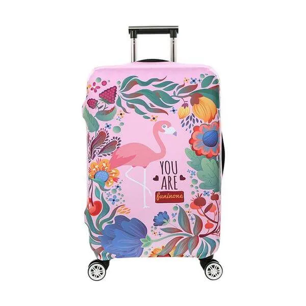 YOU ARE Funinone Pink Flamingo | Standard Design | Luggage Suitcase Protective Cover