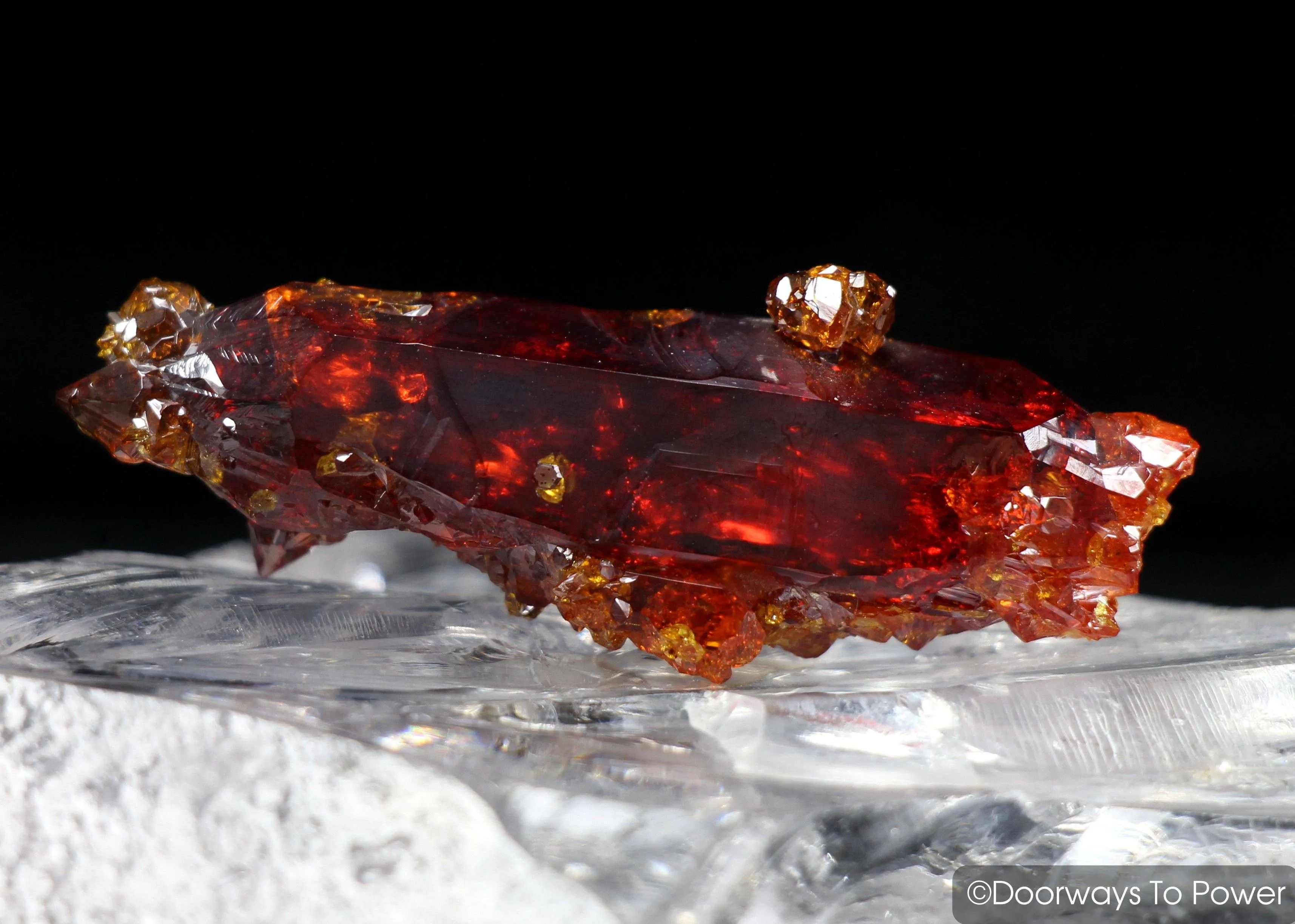 Zincite Crystal Specimen Poland 'FIRE' Collectors Quality A  
